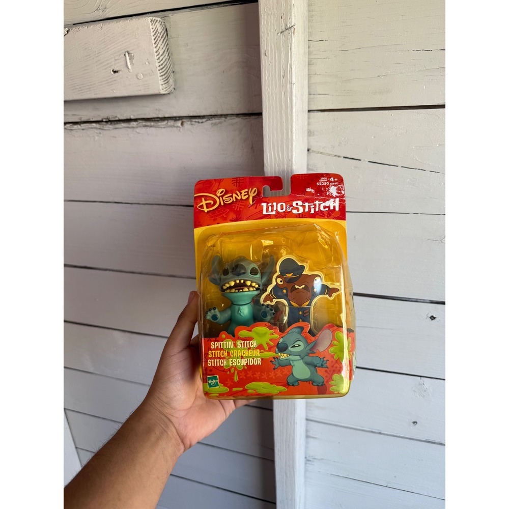 Disney Lilo & Stitch Spittin' Stitch Action Figure Hasbro 2002 Vintage NIP 52250